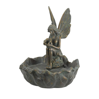 Fairy Leaf Water Fountain - Solar Powered Water Feature