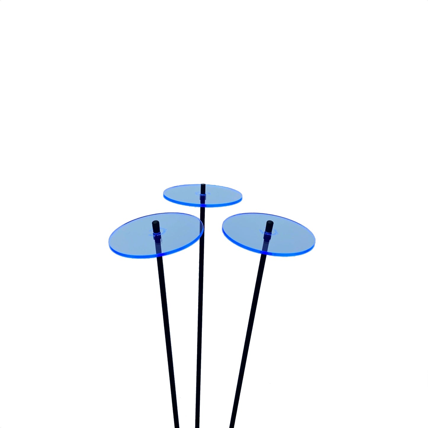 Medium Garden Decor Ornaments Set of 3 'Sun Discs'