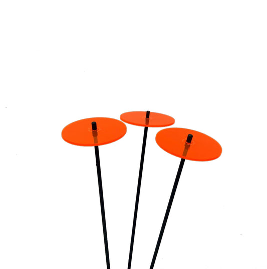 Medium Garden Decor Ornaments Set of 3 'Sun Discs'