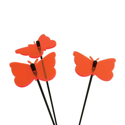 Small Garden Décor Ornaments Set of 3 'Gatekeeper Butterfly'