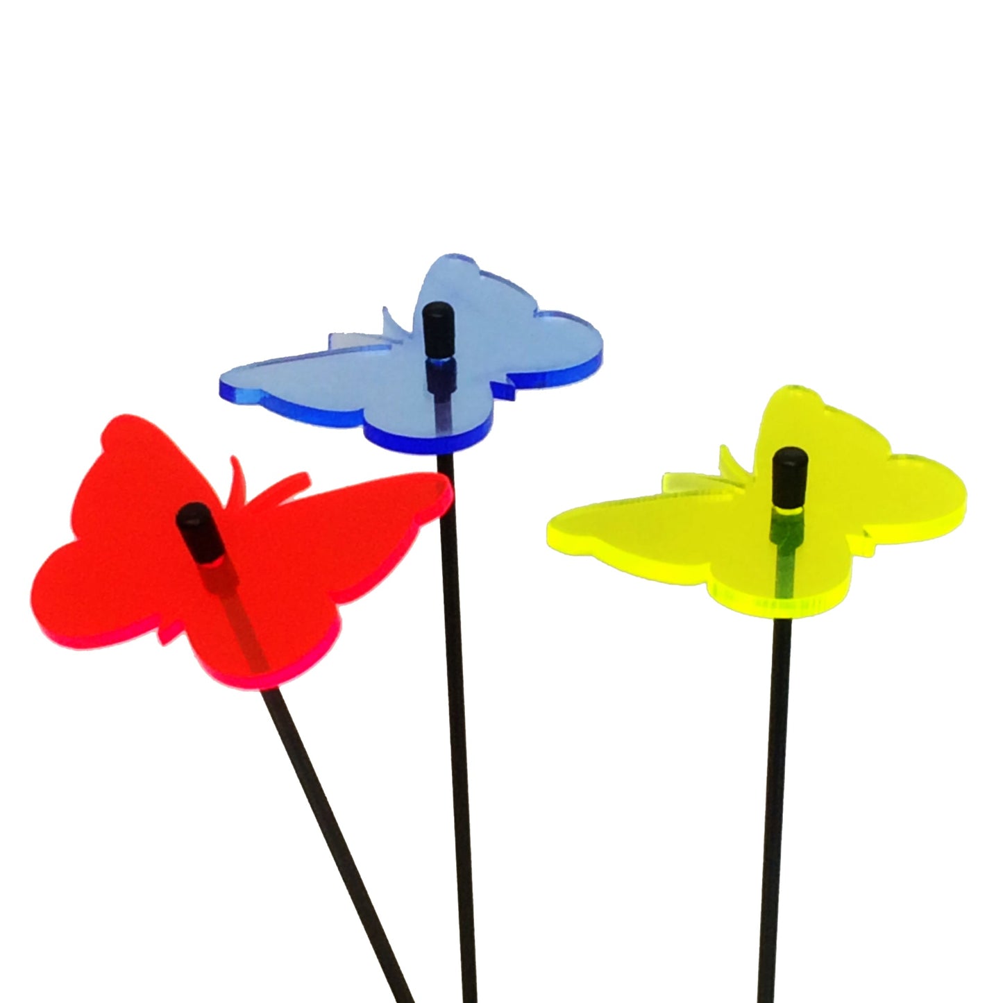 Small Garden Décor Ornaments Set of 3 'Gatekeeper Butterfly'