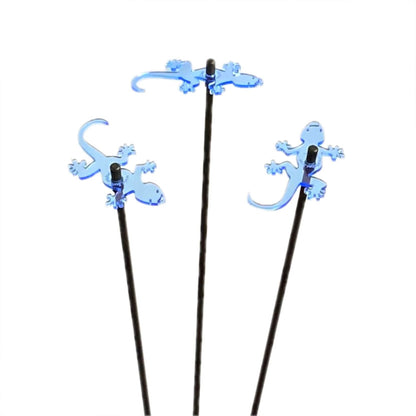 Medium Garden Décor Ornaments Set of 3 'Geckos'