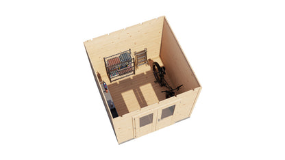 Lugarde Select - Inverness Flat Roof Prima Summerhouse 240x240cm