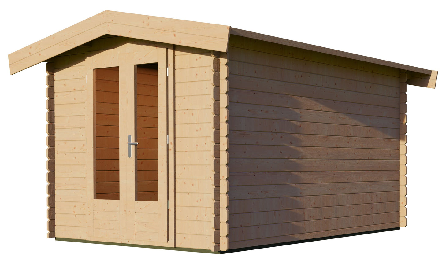 Apex 3.5m x 2m Log Cabin