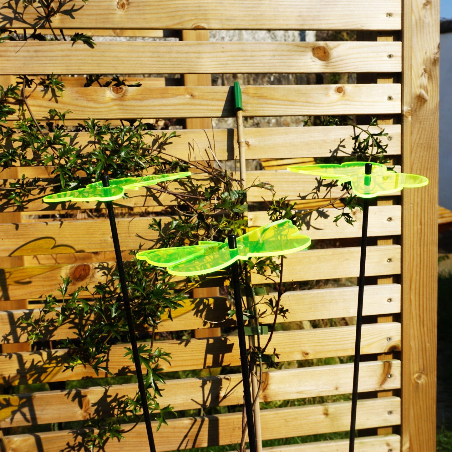 Large Garden Decor Ornaments Set of 3 'Gatekeeper Butterflies'