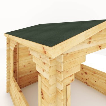 3m x 3m Log Cabin Gazebo - 28mm