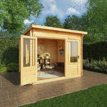 Mercia Pent Log Cabin 19mm - 3m x 3m