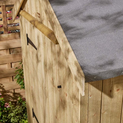 Rowlinson 4' x 6' Signature Heritage T&G Single Door Apex Shed