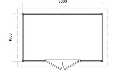 Lugarde Select - Swansea Flat Roof Prima Summerhouse 300x180cm