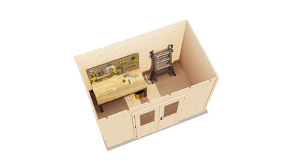 Lugarde Select - Swansea Flat Roof Prima Summerhouse 300x180cm