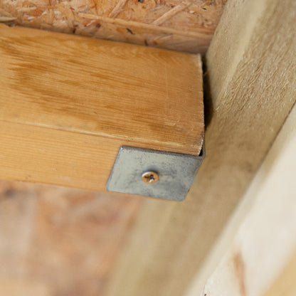 Overlap Pressure Treated 8x6 Reverse Apex Shed - No Window