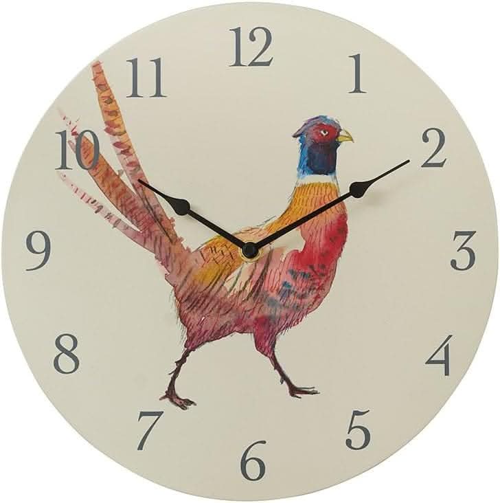 Pheasant Indoor Outdoor Wall Clock