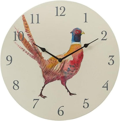 Pheasant Indoor Outdoor Wall Clock
