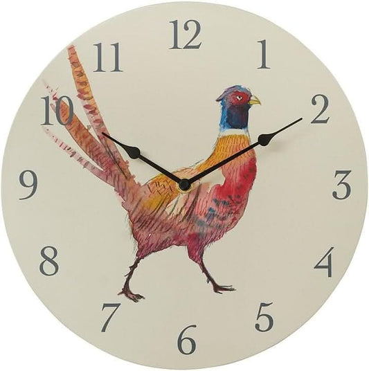 Pheasant Indoor Outdoor Wall Clock