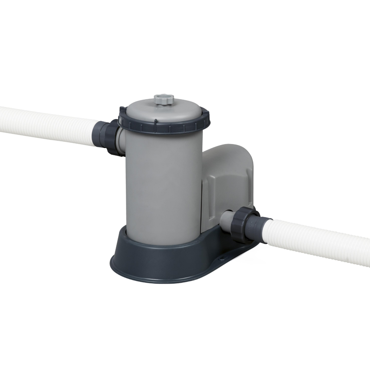 Bestway Round Steel Pro MAX™ Grey 16ft x 48" Above Ground Swimming Pool, Filter, Pump & Accessories