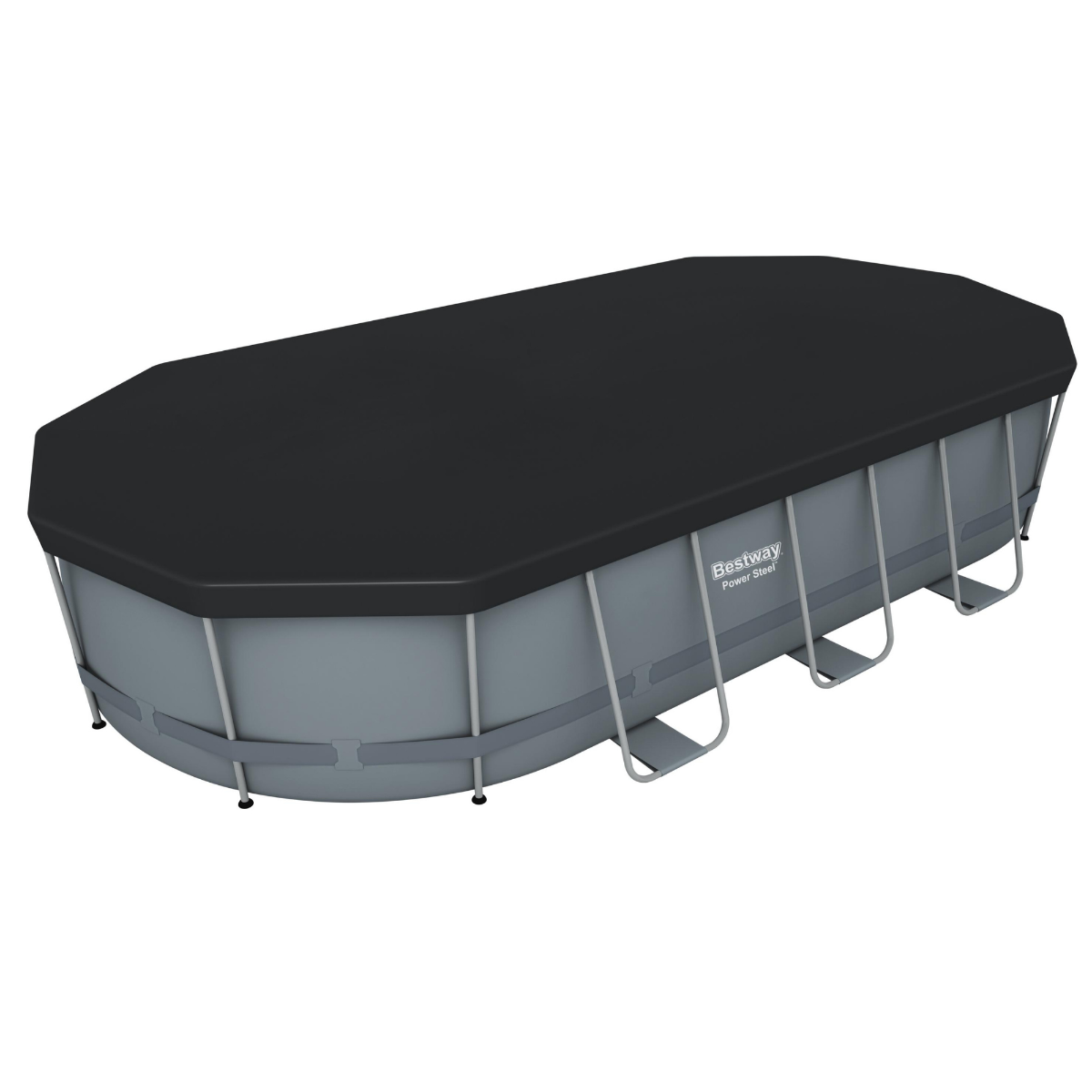 Bestway 18ft x 9ft x 48" Oval Steel Pro Max™ Above Ground Swimming Pool, Filter Pump & Accessories