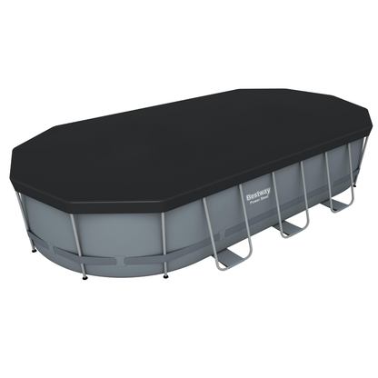 Bestway 18ft x 9ft x 48" Oval Steel Pro Max™ Above Ground Swimming Pool, Filter Pump & Accessories