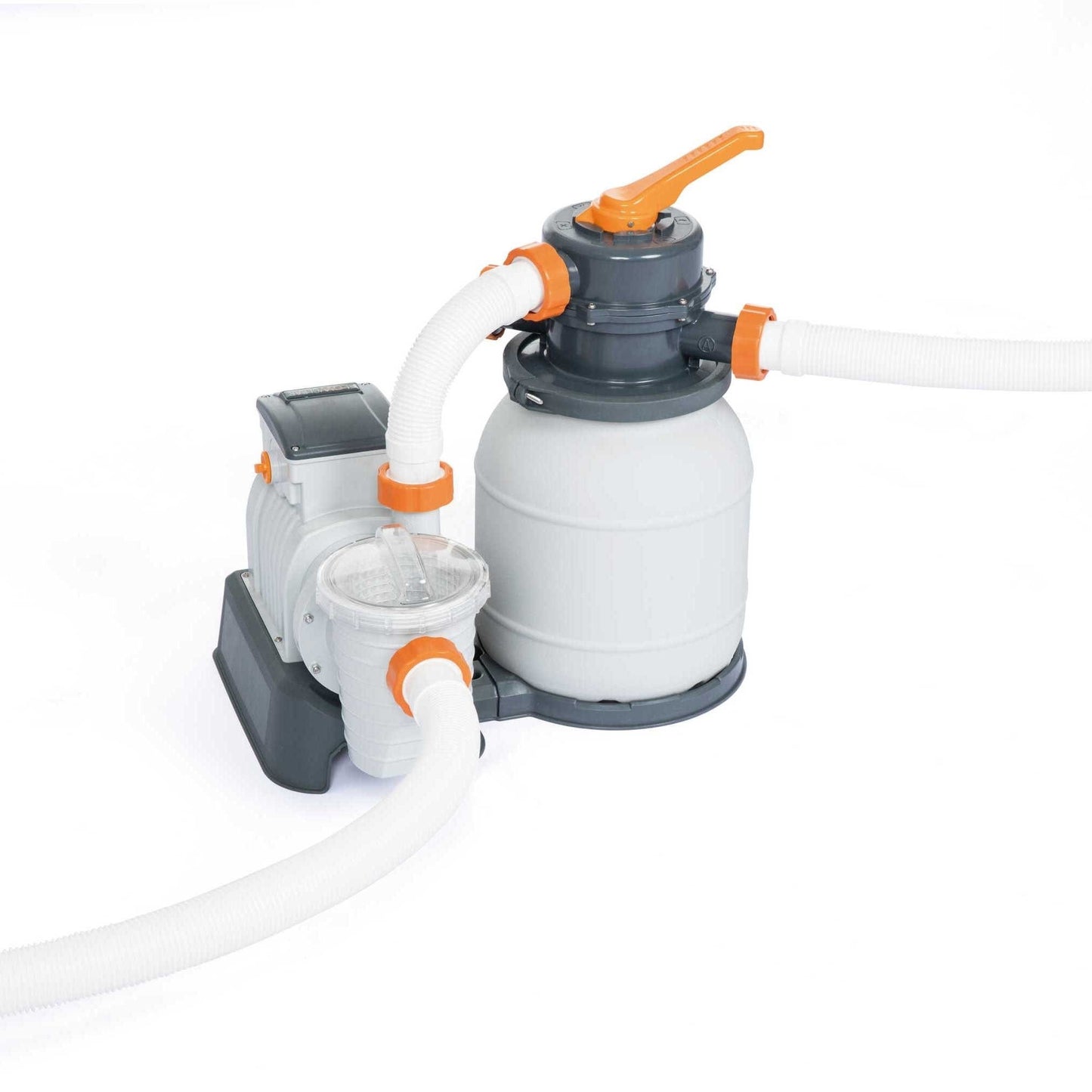 Bestway 18ft x 9ft x 48" Rectangular Steel Pro MAX™ Above Ground Swimming Pool, Sand Filter Pump & Accessories