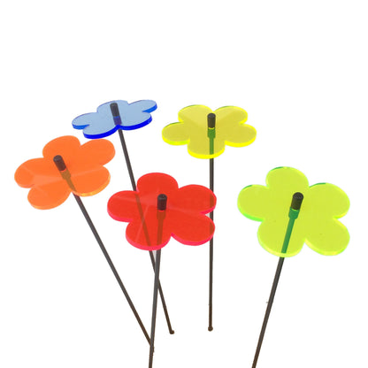 Garden Décor Ornaments Set of 5 'Blossoms' Small