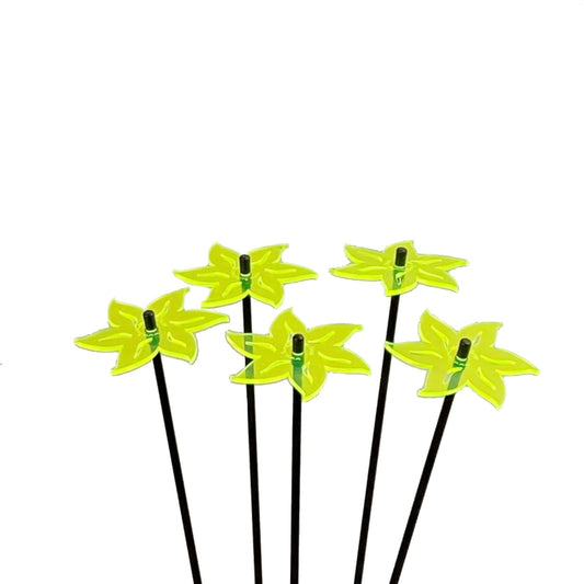 Medium Garden Décor Ornaments Set of 5 'Lotus'