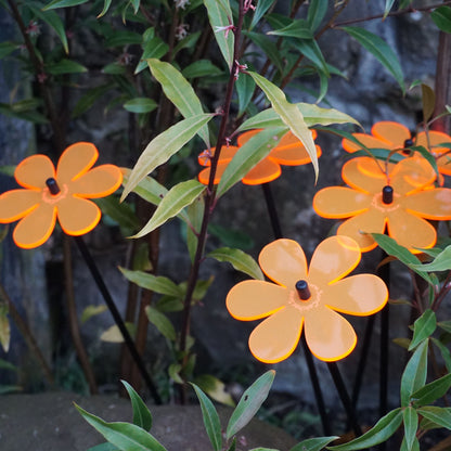 Garden Décor Ornaments Set of 5 'Daisies'