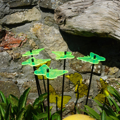 Garden Décor Ornaments Set of 5 'Gatekeeper Butterflies'