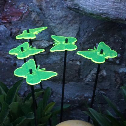 Garden Décor Ornaments Set of 5 'Gatekeeper Butterflies'