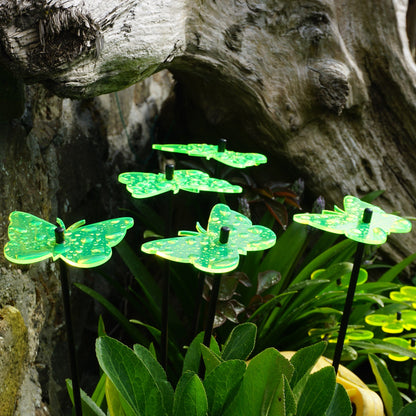 Garden Décor Ornaments Set of 5 'Gatekeeper Butterflies'