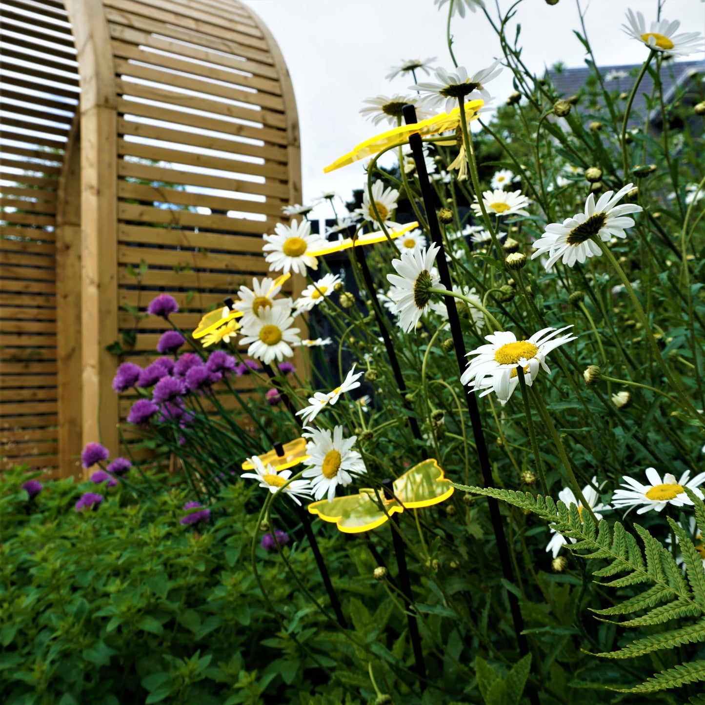 Garden Décor Ornaments Set of 5 'Gatekeeper Butterflies'