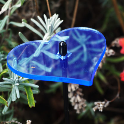 Small Garden Décor Ornaments Set of 5 'Hearts'