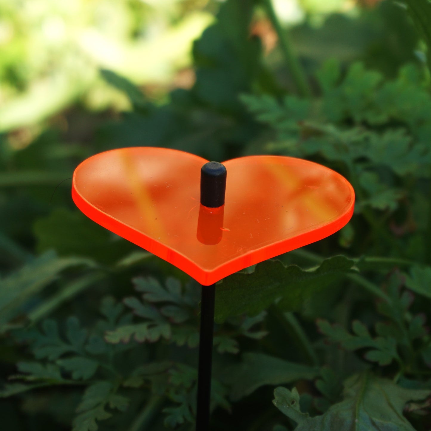 Small Garden Décor Ornaments Set of 5 'Hearts'