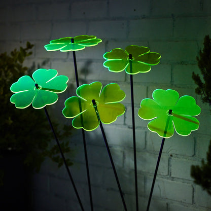 Large Garden Décor Ornaments Set of 5 'Double Blossoms'