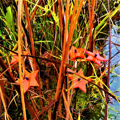 Garden Décor Ornaments Set of 5 small 'Shining Stars'