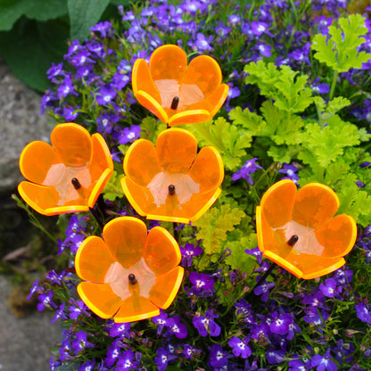 Small SunCatcher Garden Décor Ornament Set of 5 'Tulip'