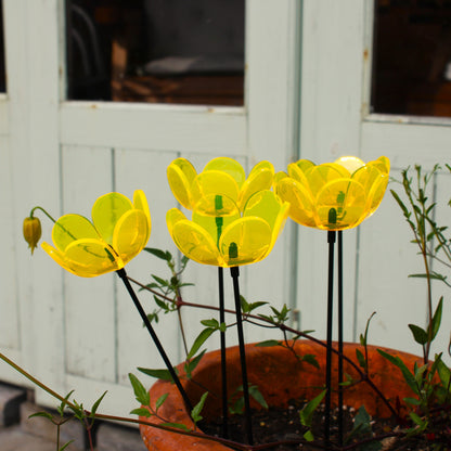 Small SunCatcher Garden Décor Ornament Set of 5 'Tulip'