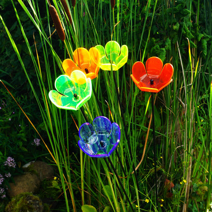 Large SunCatcher Garden Décor Ornament Set of 5 'Tulip'