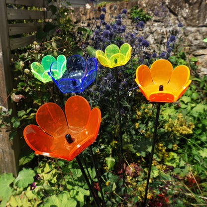 Large SunCatcher Garden Décor Ornament Set of 5 'Tulip'