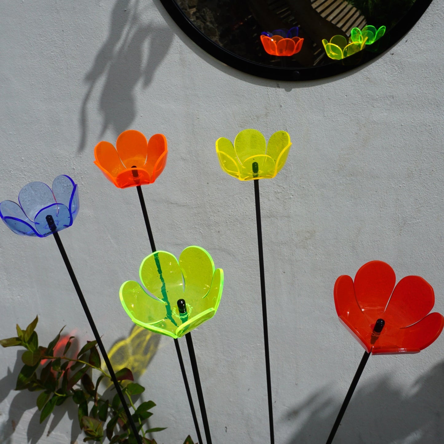Large SunCatcher Garden Décor Ornament Set of 5 'Tulip'