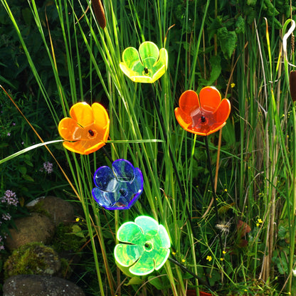 Large SunCatcher Garden Décor Ornament Set of 5 'Tulip'