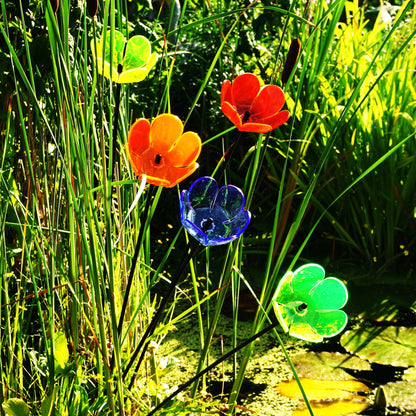 Large SunCatcher Garden Décor Ornament Set of 5 'Tulip'