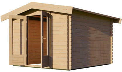 Apex 3m x 3m Log Cabin