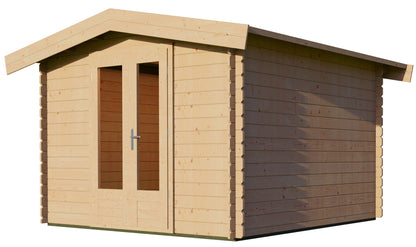 Apex 3m x 3m Log Cabin