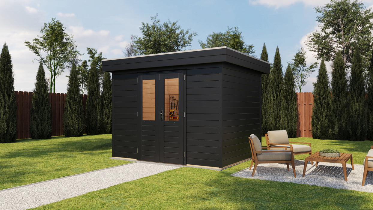 Lugarde Select - Tweed Flat Roof Prima Summerhouse 300x240cm
