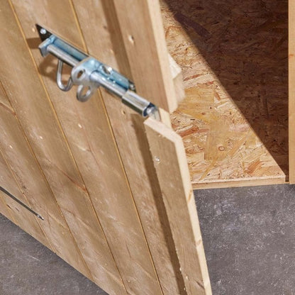 Rowlinson 6' x 8' Premier Shiplap Windowless Single Door Apex Shed
