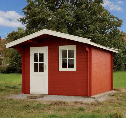 Zuluna Apex Roof Log Cabin - 28mm 3x2.4m