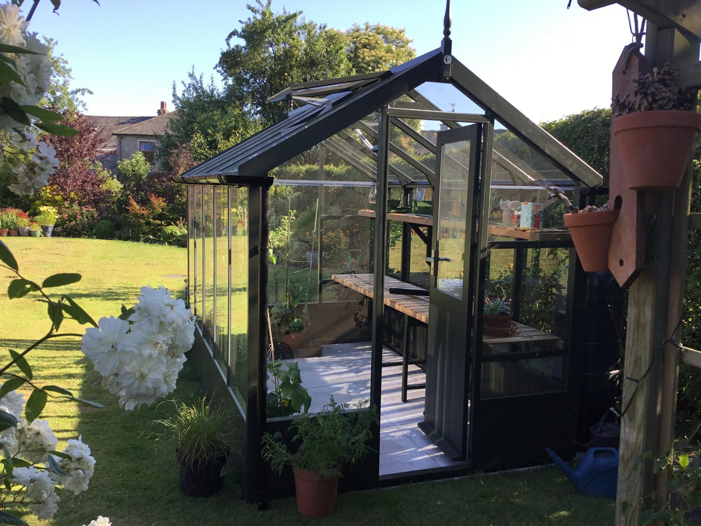 Kingfisher Wooden Greenhouse 6'8x14'8