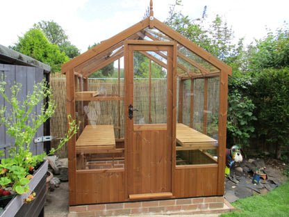 Kingfisher Wooden Greenhouse 6'8x4'3