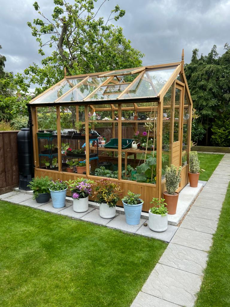 Kingfisher Wooden Greenhouse 6'8x14'8