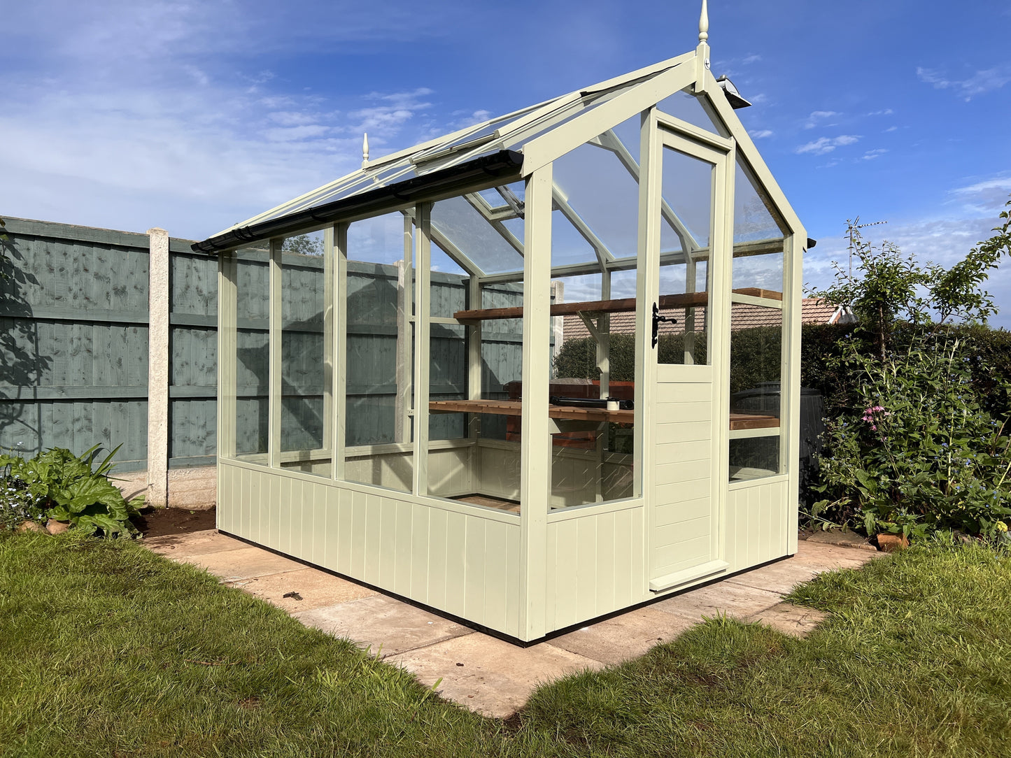 Kingfisher Wooden Greenhouse 6'8x14'8