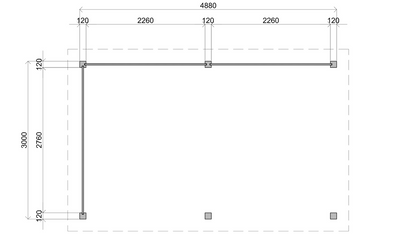 Lugarde Select Gazebo Dorchester 488x300cm 28mm